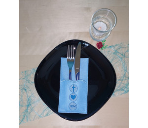 Stickserie ITH -  Besteckhüllen christliche Motive in zwei Größen